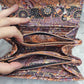 Indigenous Glitz Double Zip Wallet #1