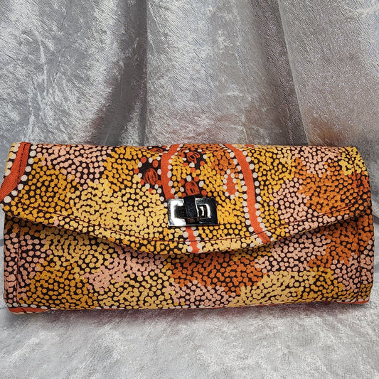 Indigenous Glitz Double Zip Wallet #2