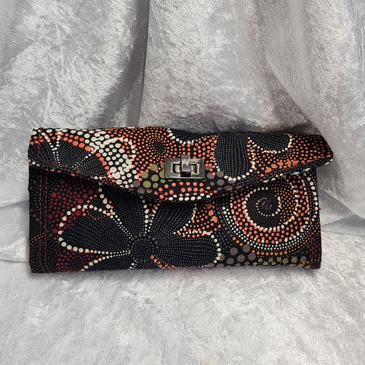 Indigenous Glitz Double Zip Wallet #4