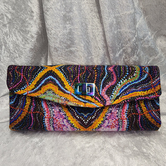 Indigenous Glitz Double Zip Wallet #5