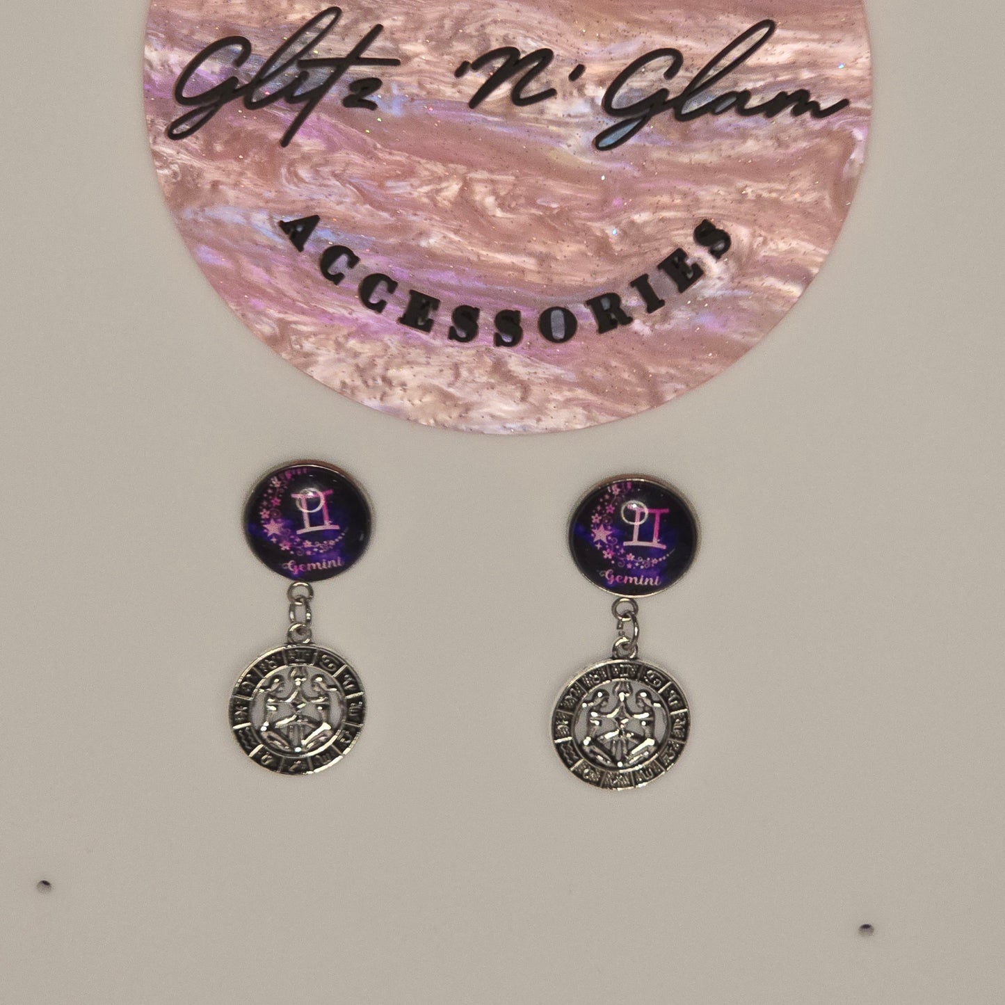 Star Sign Gemini Earrings #1