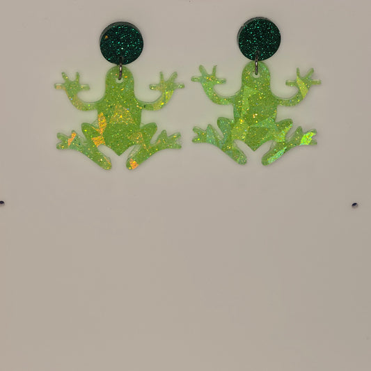 Frog Dangle #01 Earrings