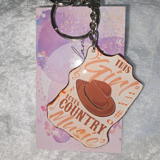 Wooden Keyrings #24