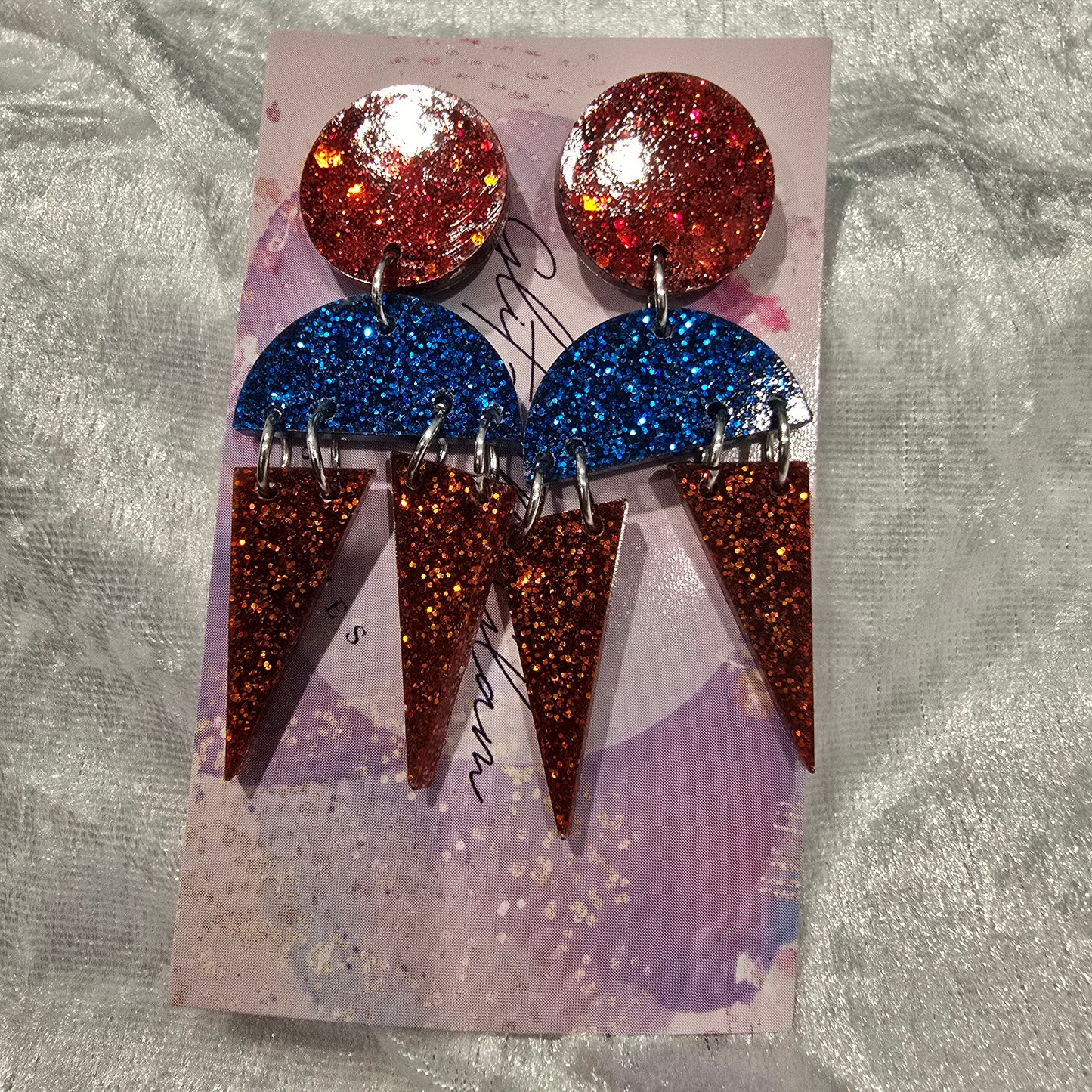 Abstract #29 Dangle Earrings
