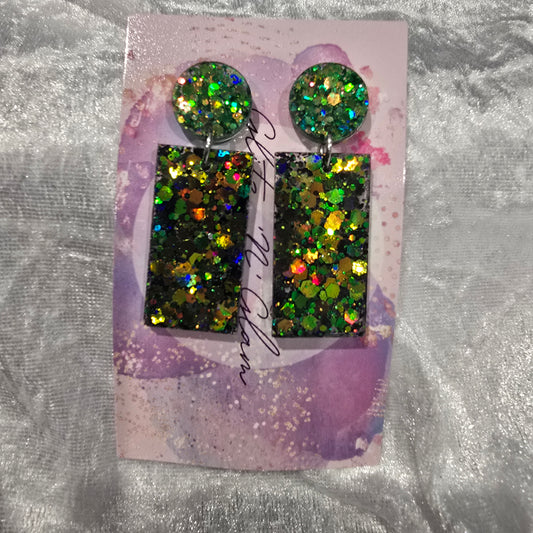 Abstract #12 Dangle Earrings
