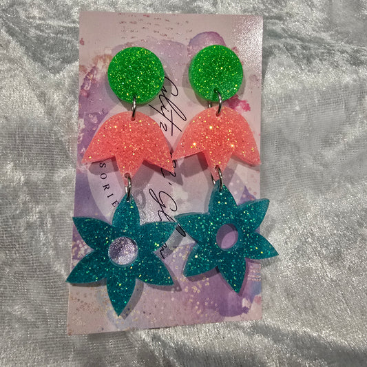 Daisy #26 Dangle Earrings