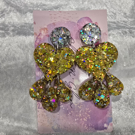 Love Heart #76 Dangle Earrings