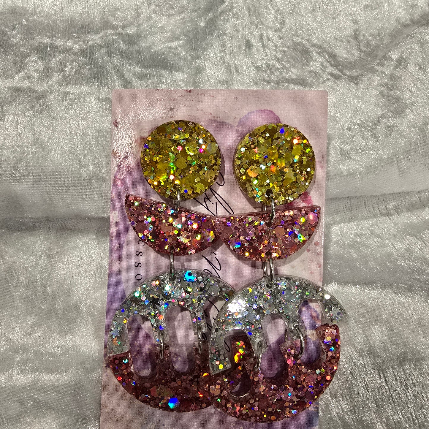 Abstract #21 Dangle Earrings