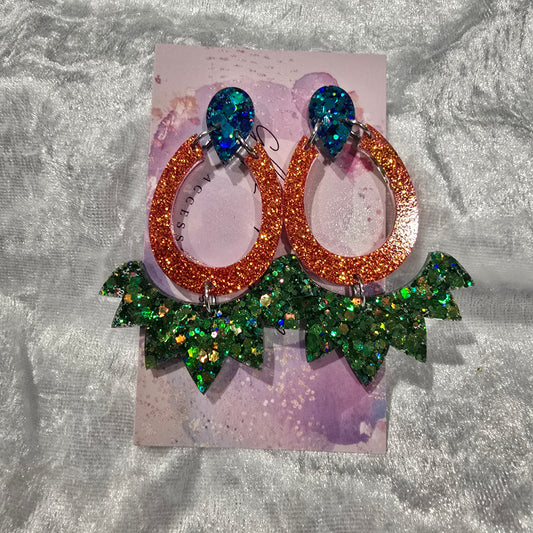 Abstract #39 Dangle Earrings