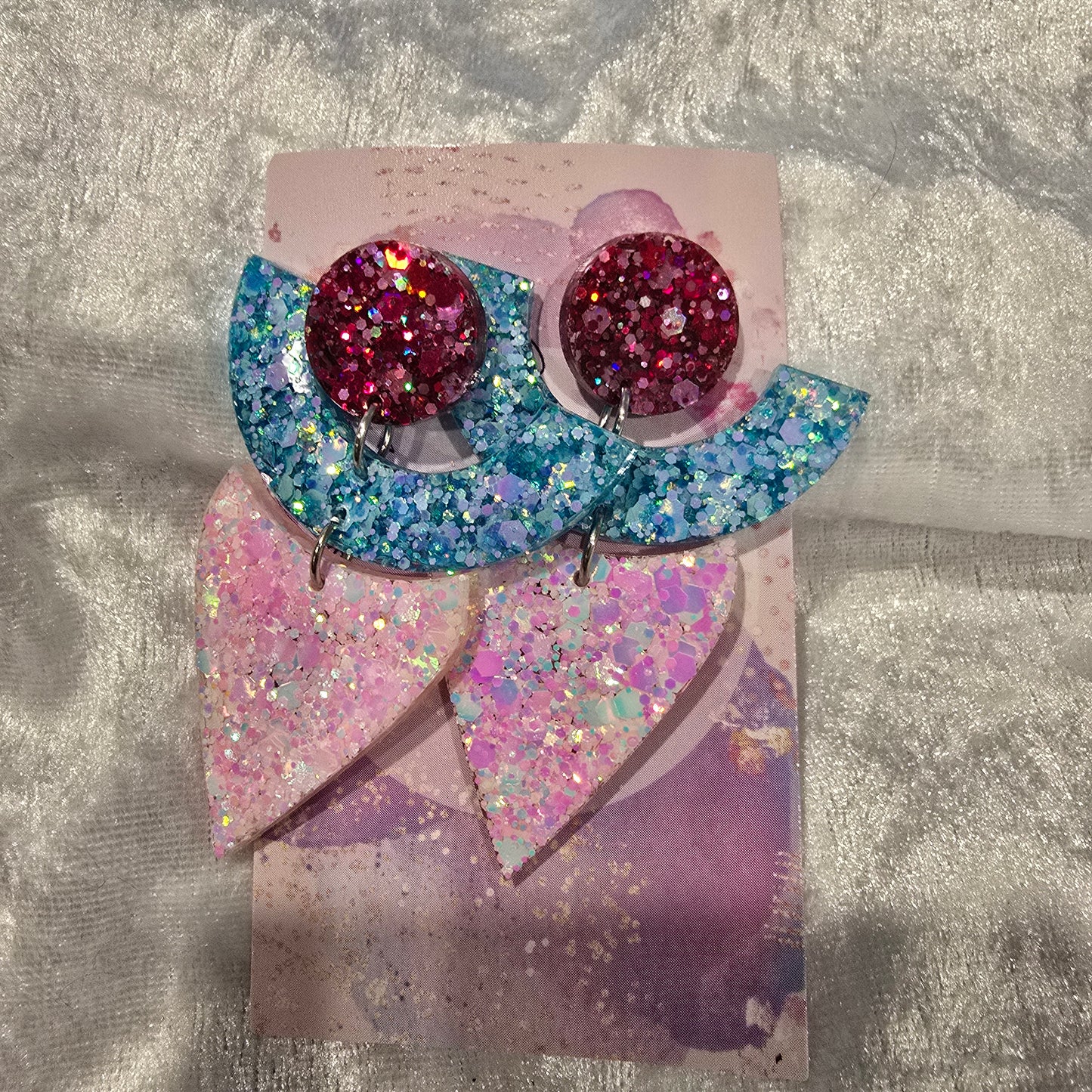 Abstract #18 Dangle Earrings