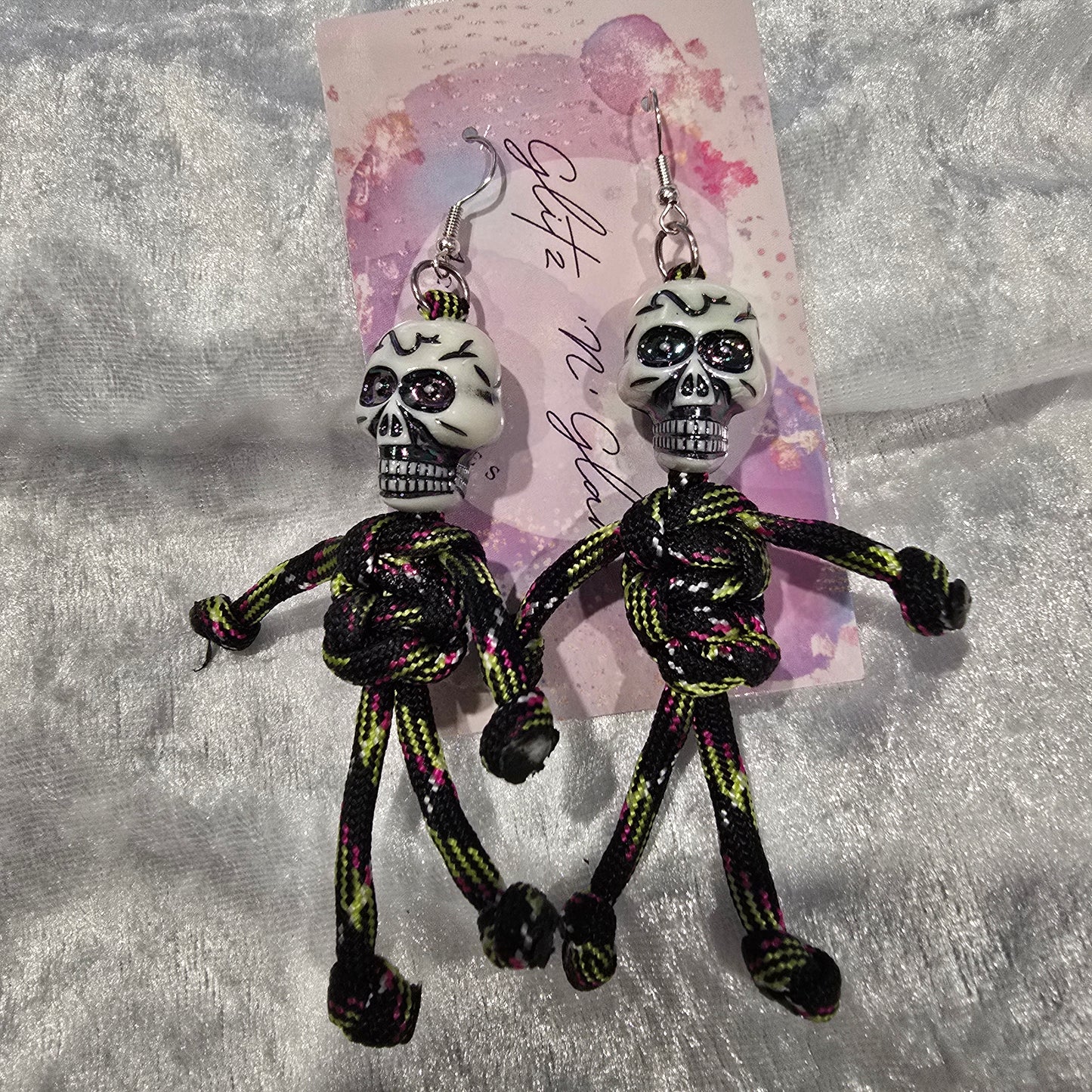 Abstract #43 Dangle Earrings