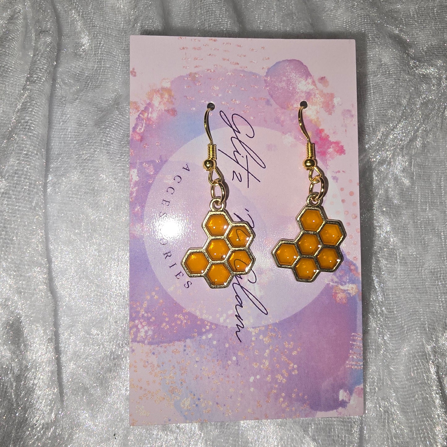Enamel #28 Dangle Earrings