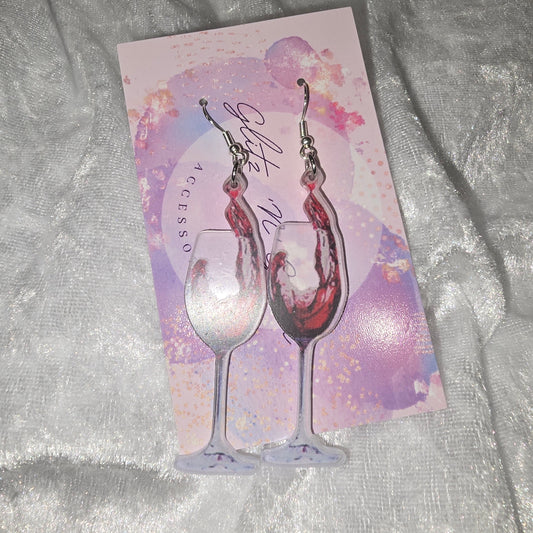 Splashing Wine Glass