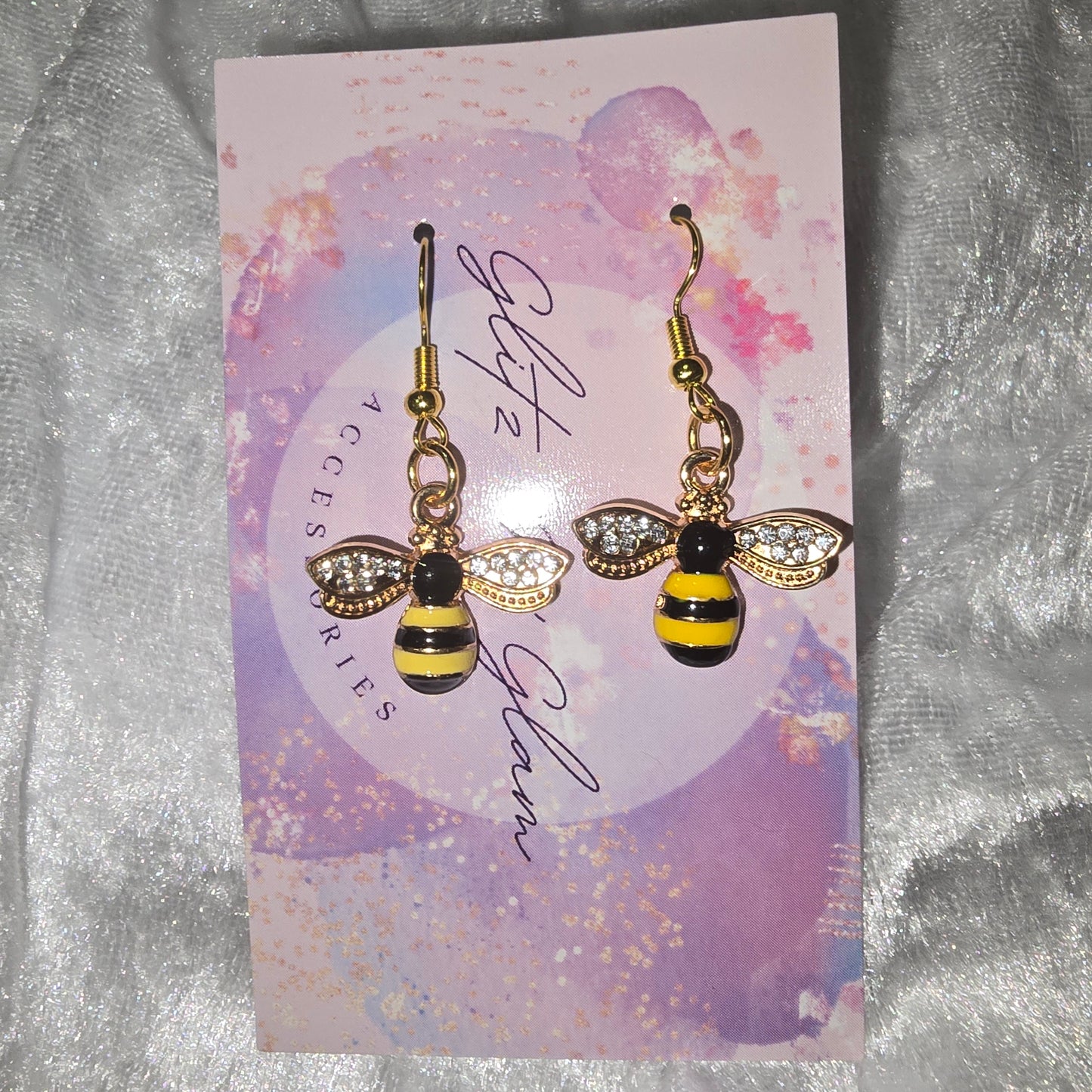 Enamel #30 Dangle Earrings