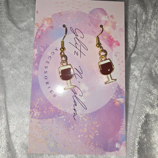 Enamel #27 Dangle Earrings