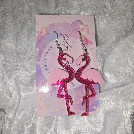 Flamingo #02 Dangle Earrings