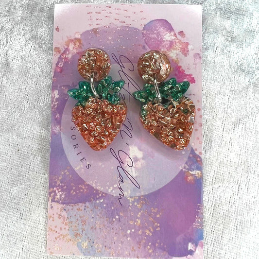 Strawberry Dangle #9 Earrings