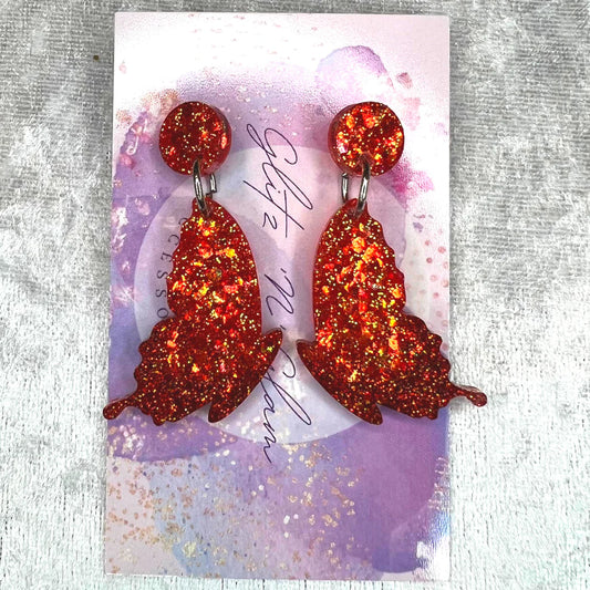 Butterfly Wing #11 Dangle Earrings