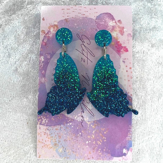 Butterfly Wing #10 Dangle Earrings