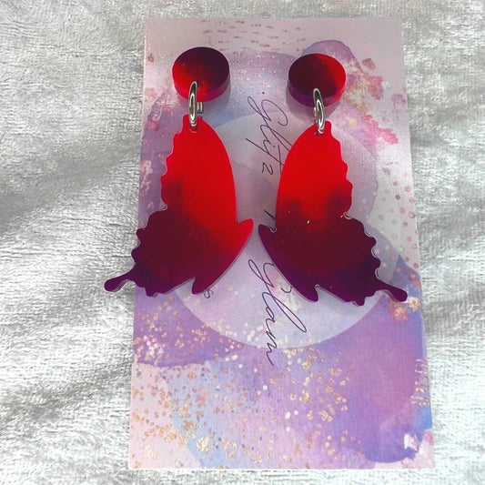 Butterfly Wing #19 Dangle Earrings