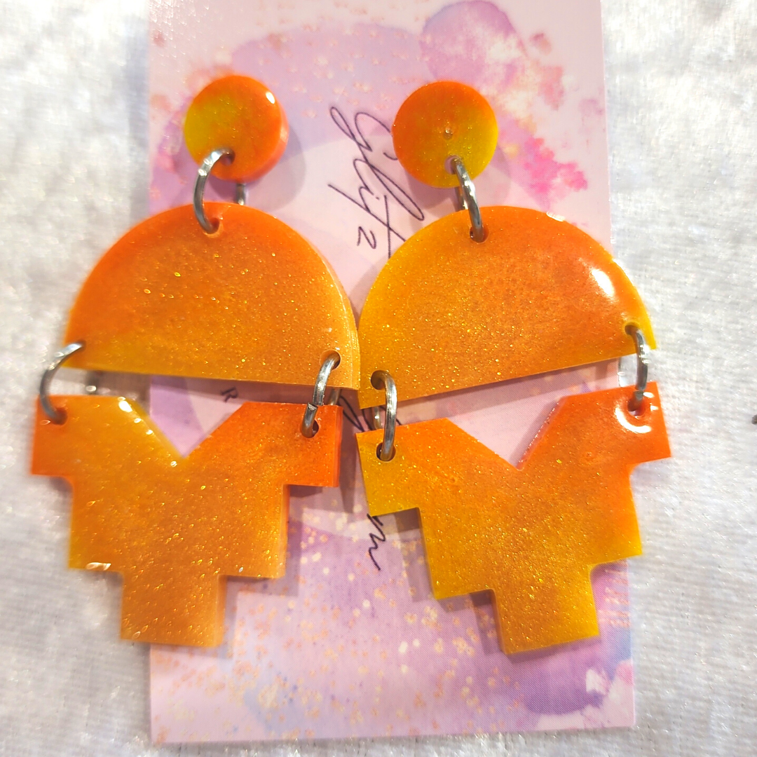 Geometric Dangle #13 Earrings