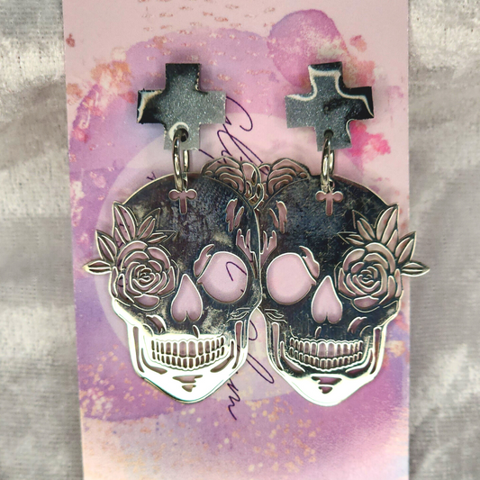 Skull Stainless Steel Earrings