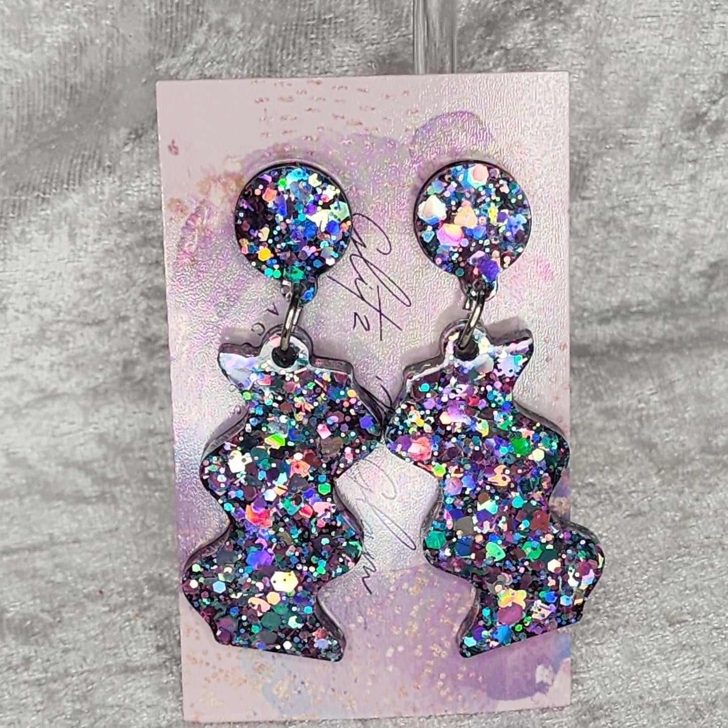 Squiggle #7 Dangle Earrings