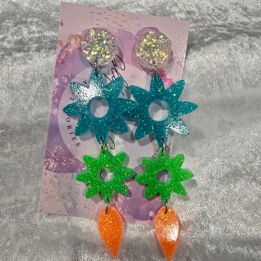 Daisy #24 Dangle Earrings