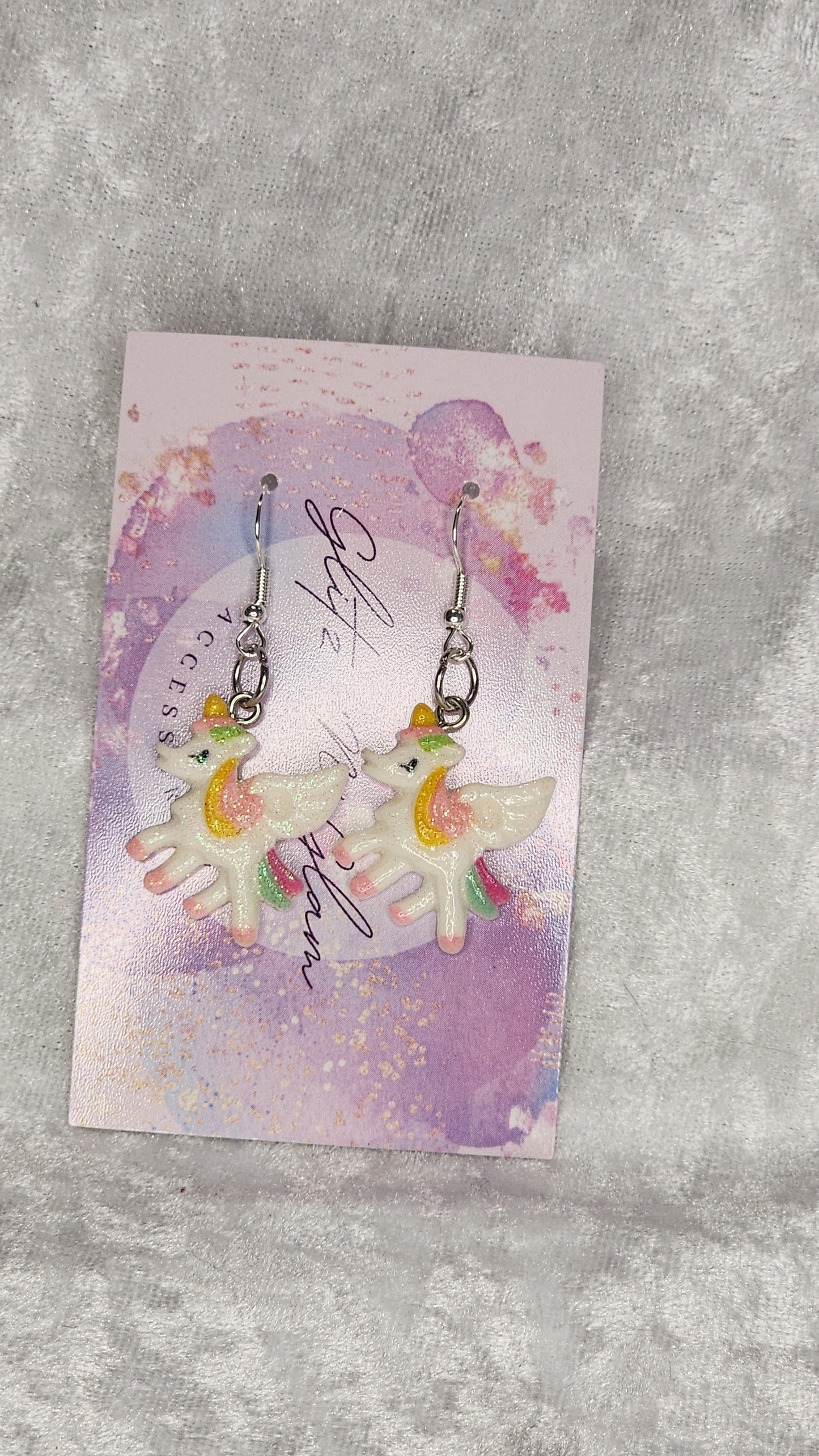 Unicorn Wings #2 Kidz Earrings