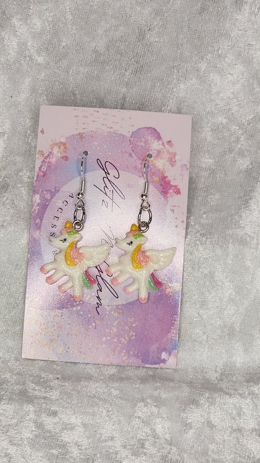 Unicorn Wings #2 Kidz Earrings