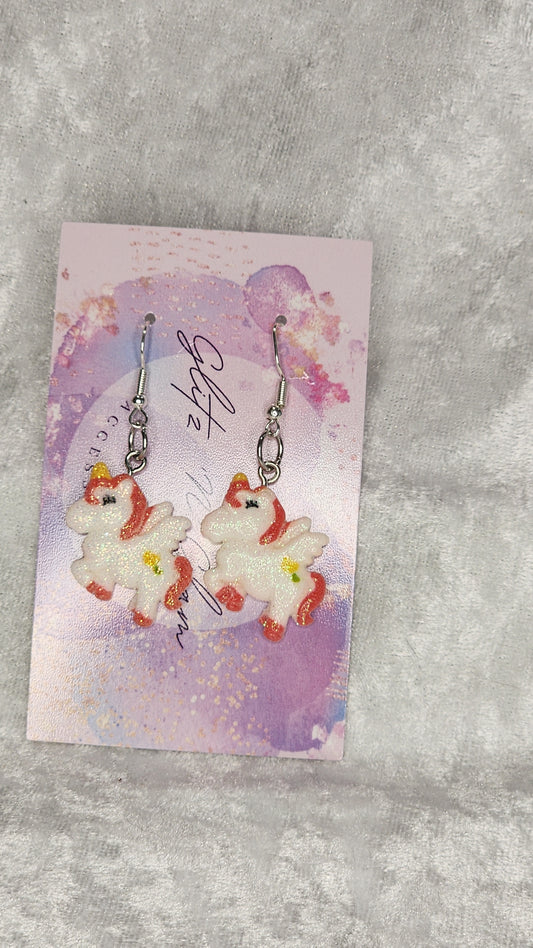 Unicorn Wings #1 Kidz Earrings