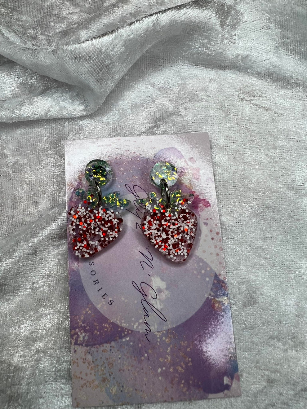 Strawberry Dangle #4 Earrings