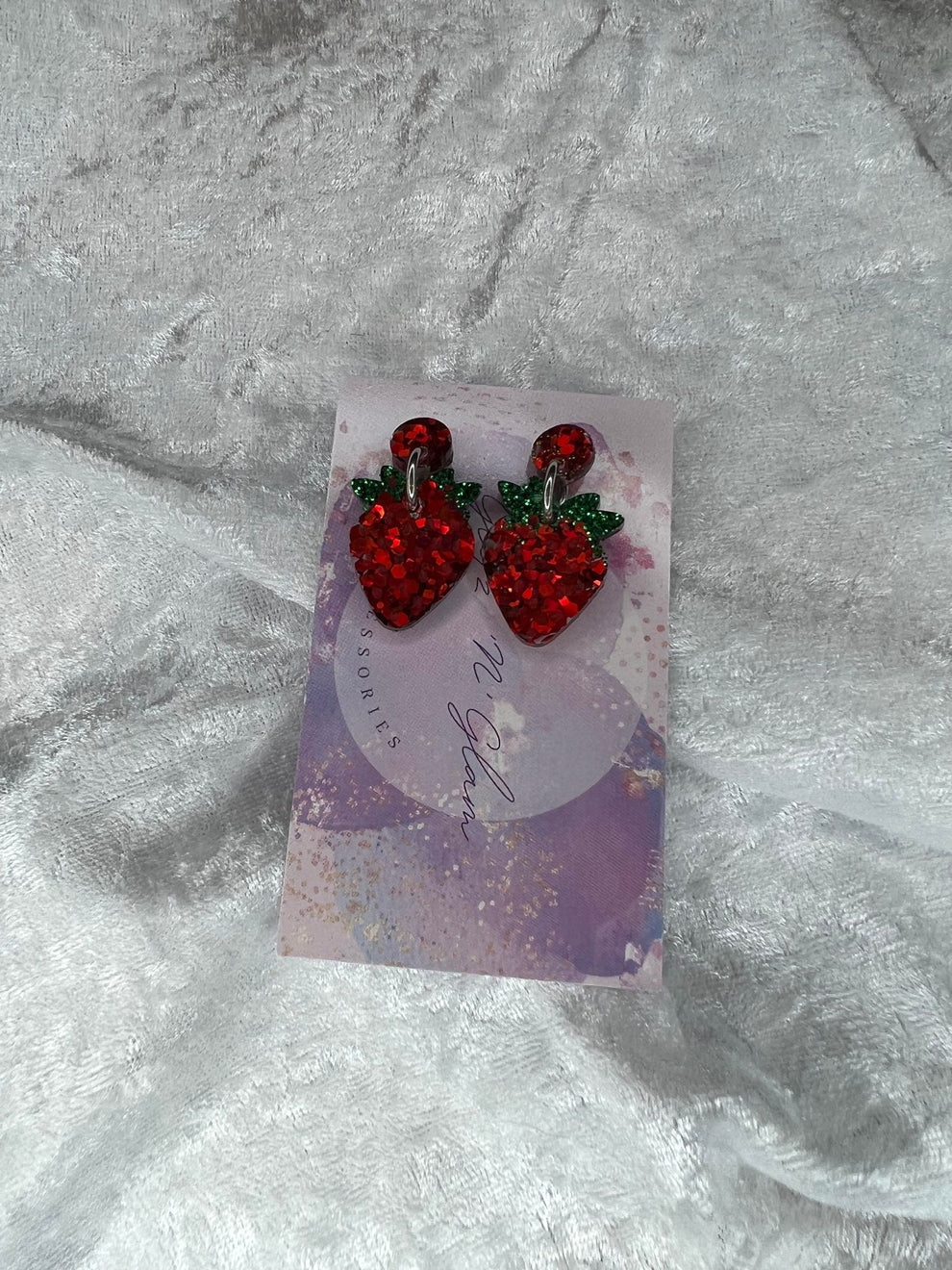 Strawberry Dangle #5 Earrings