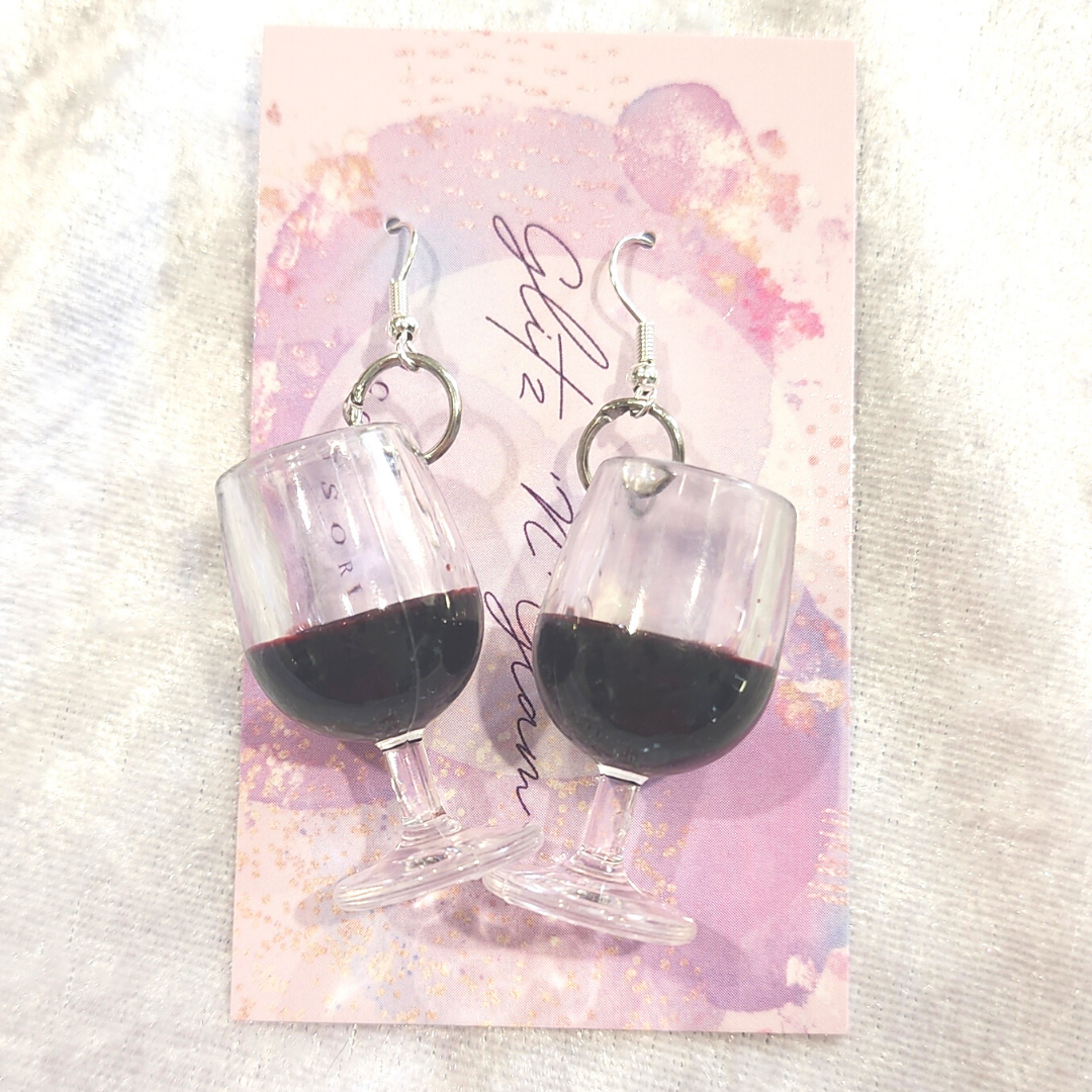 Red Wine Earrings