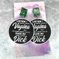 Suck My Dick 18+ Slogan Earrings