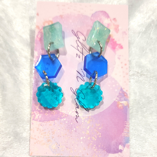 Mixed  Shapes #30 Dangle Earrings