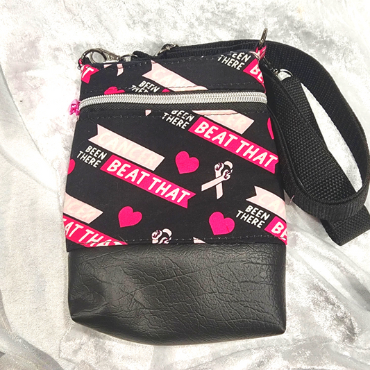 Breast Cancer Glitz Phone Bag