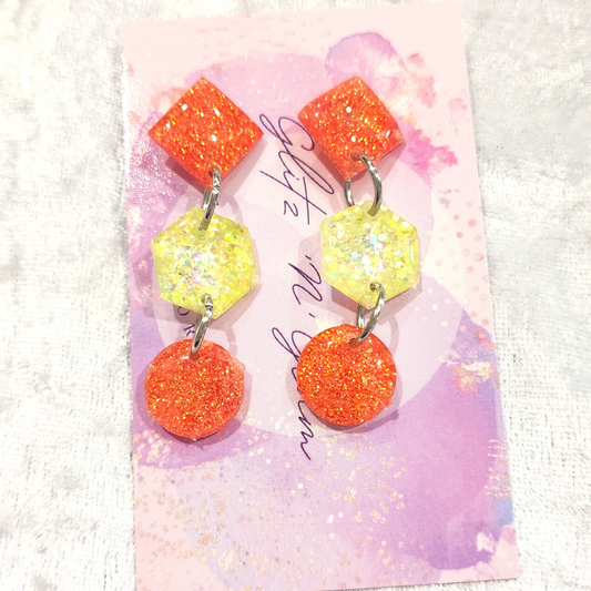 Mixed Shapes #28 Dangle Earrings