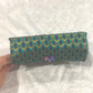 Peacock Glitz Double Zip Wallet