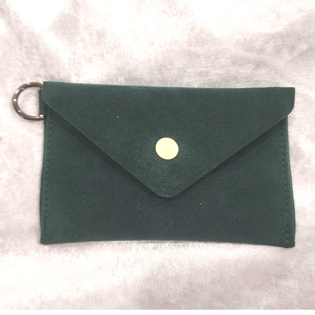 Olive Green Glitz Coin Purse