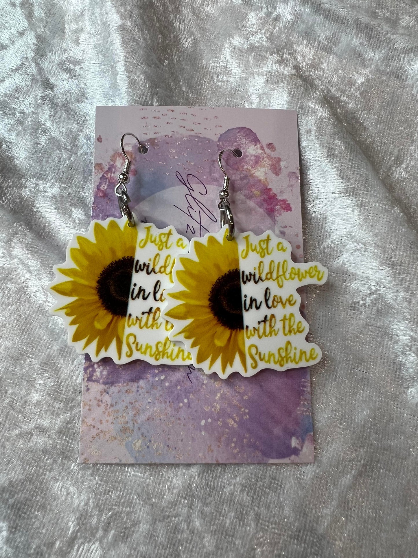 Just A Wildflower in Love With The Sunshine Earrings