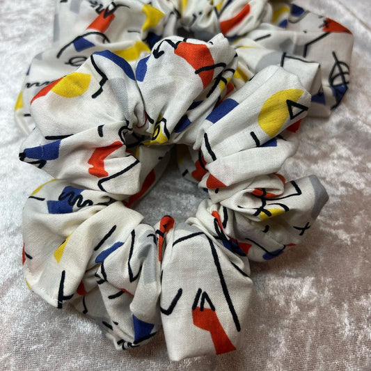 Abstract Shapes Scrunchie