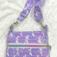 Purple Dragonfly Glitz Phone Bag