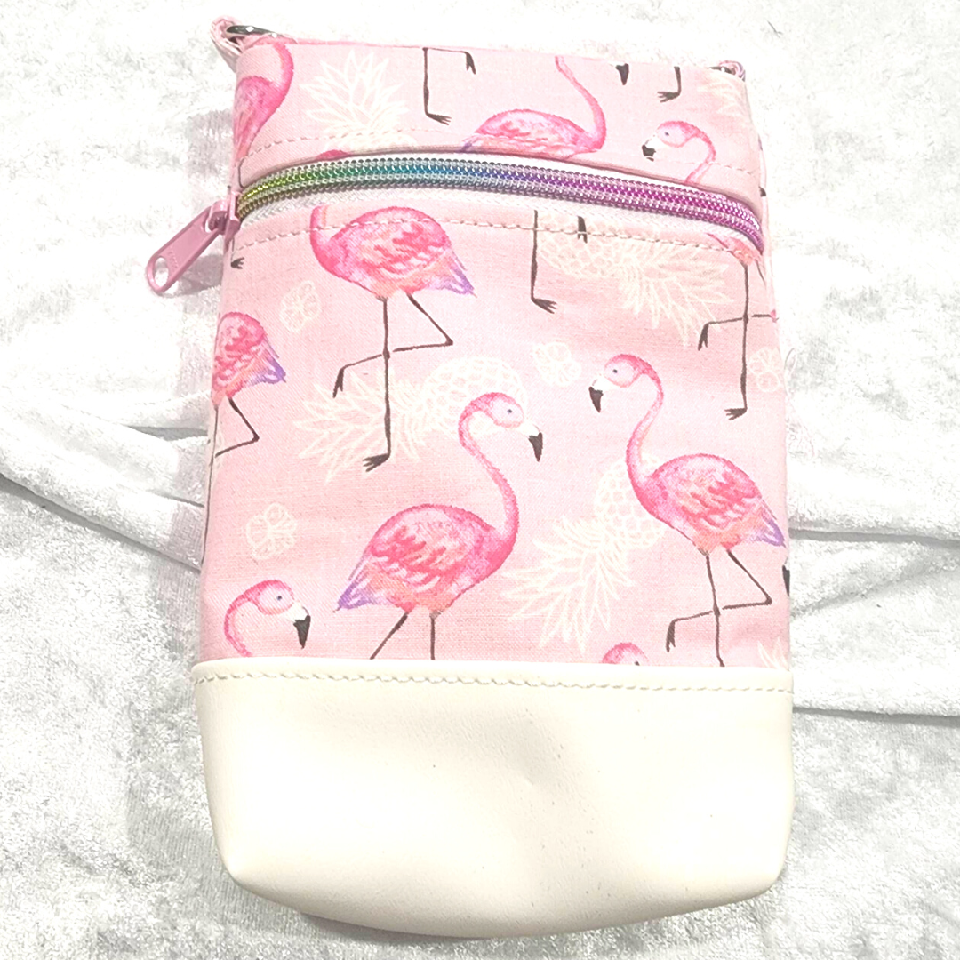 Flamingo Glitz Phone Bag