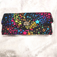 Rainbow Stars Glitz Double Zip Wallet