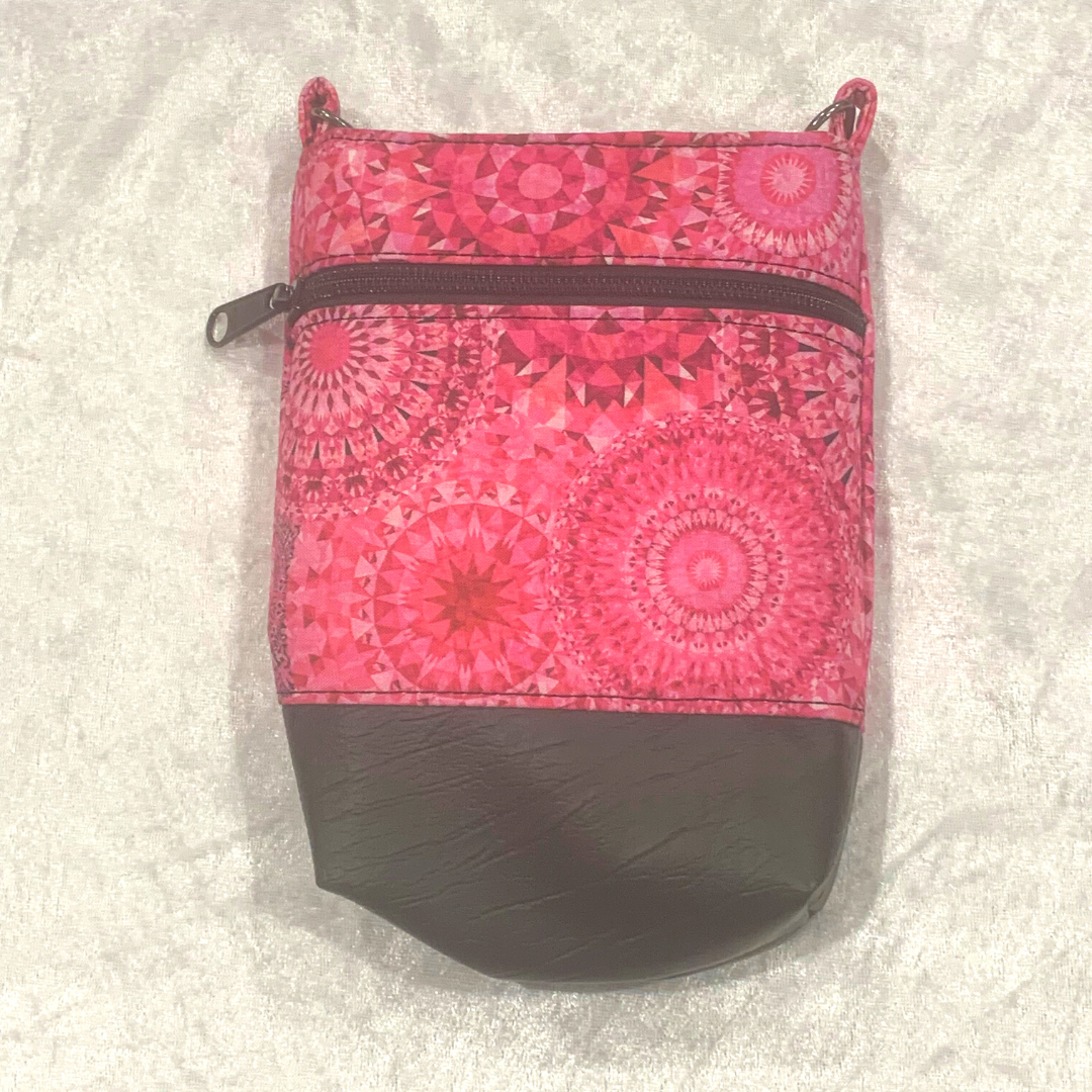 Pink Mandala Glitz Phone Bag