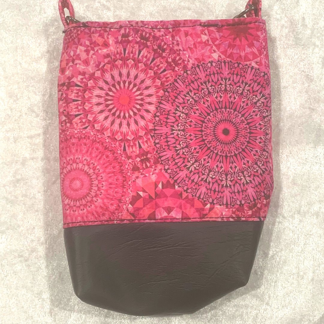 Pink Mandala Glitz Phone Bag