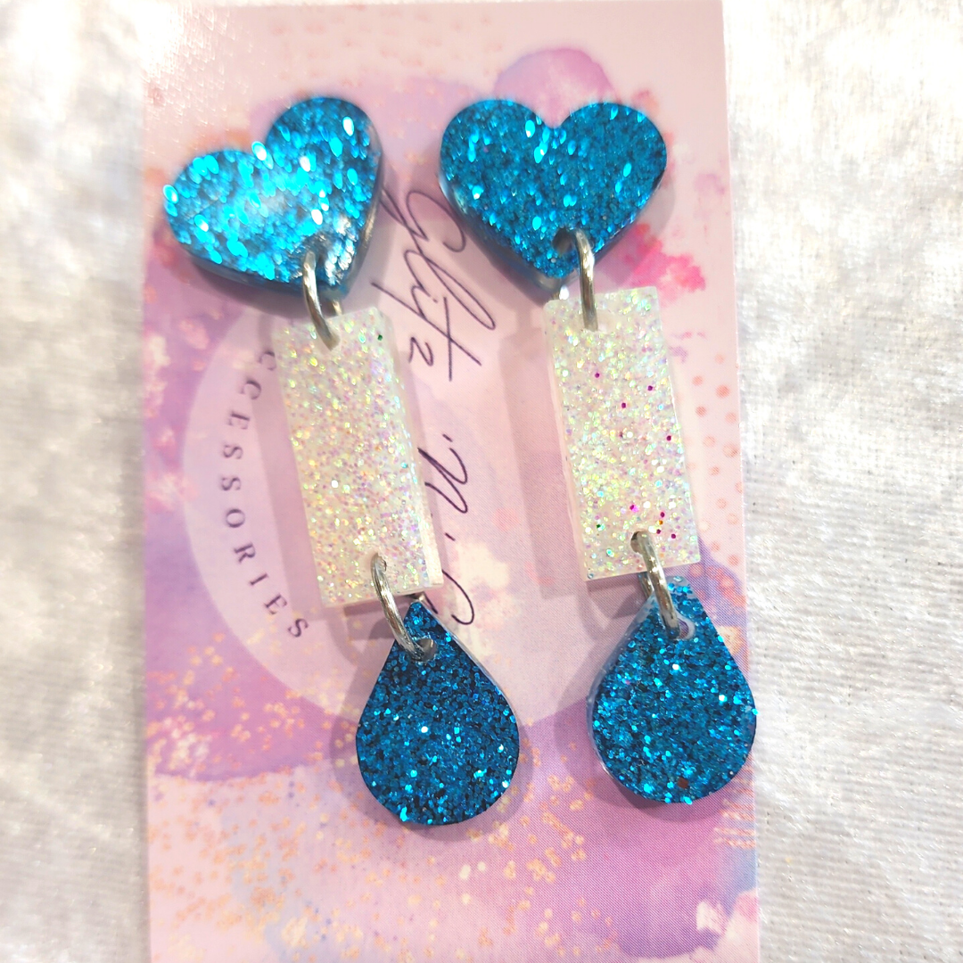 Mixed Shapes #35  Dangle Earrings