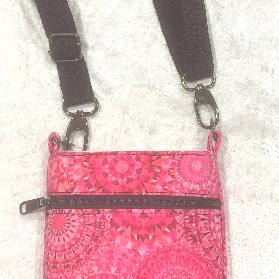 Pink Mandala Glitz Phone Bag