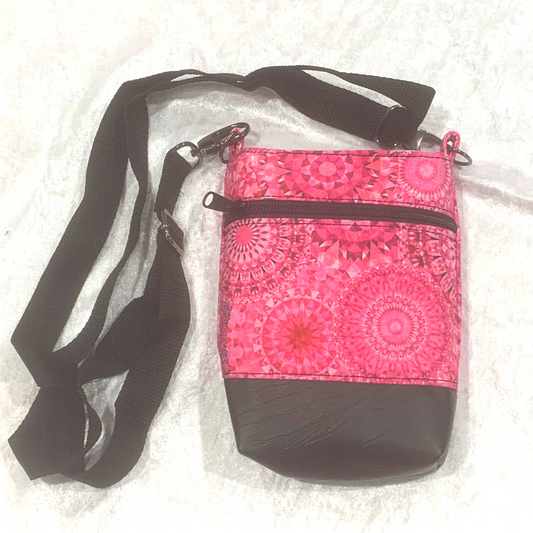 Pink Mandala Glitz Phone Bag